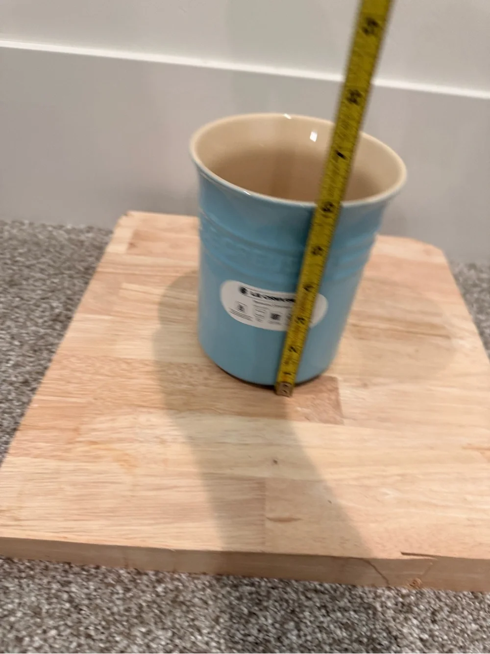 Le Creuset Sky Blue Ceramic Utensil Crock
